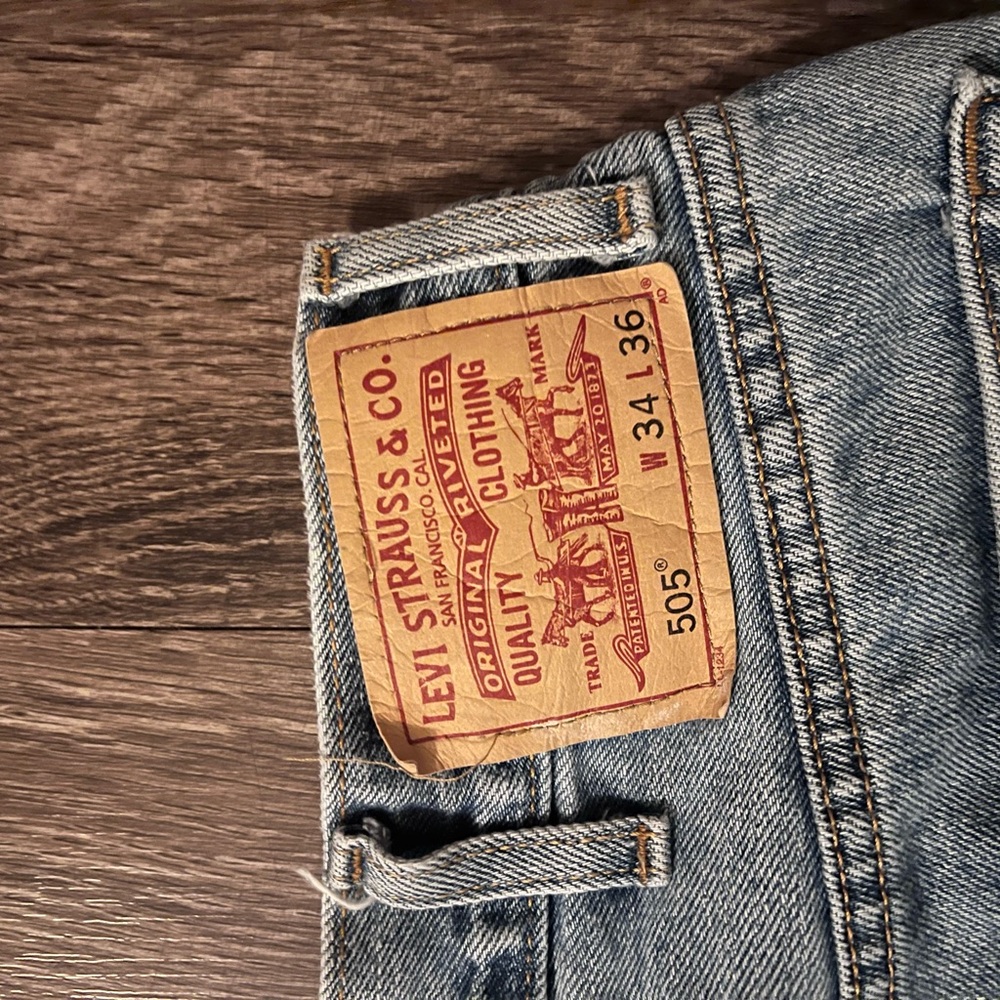 Levi blue jeans
